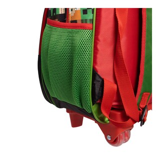 Foto 4 | Mochila Primaria Con Ruedas Infantil Minecraft (creeper 20l Verde)