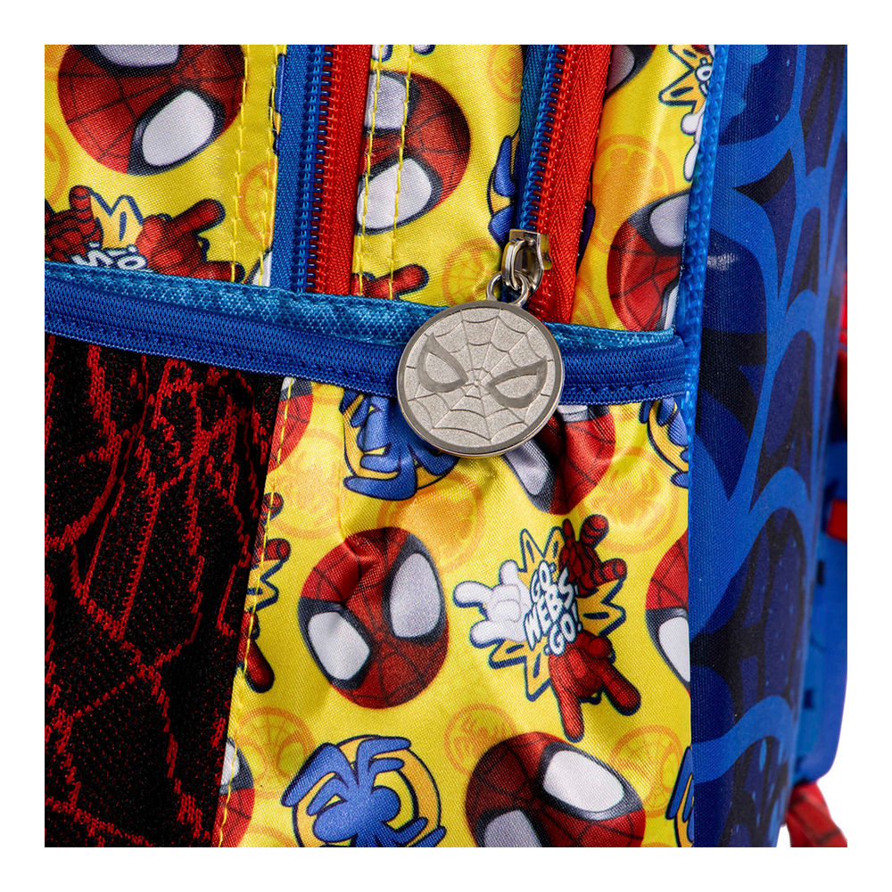 Foto 5 pulgar | Mochila Primaria Infantil Marvel Spidey And His Amazing Friends (feature) 20l (azul)