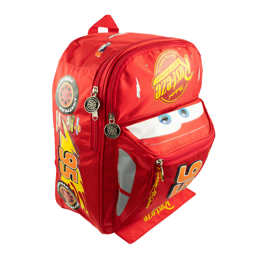 Foto 5 pulgar | Mochila Kinder Infantil Disney Cars (14l Rojo)