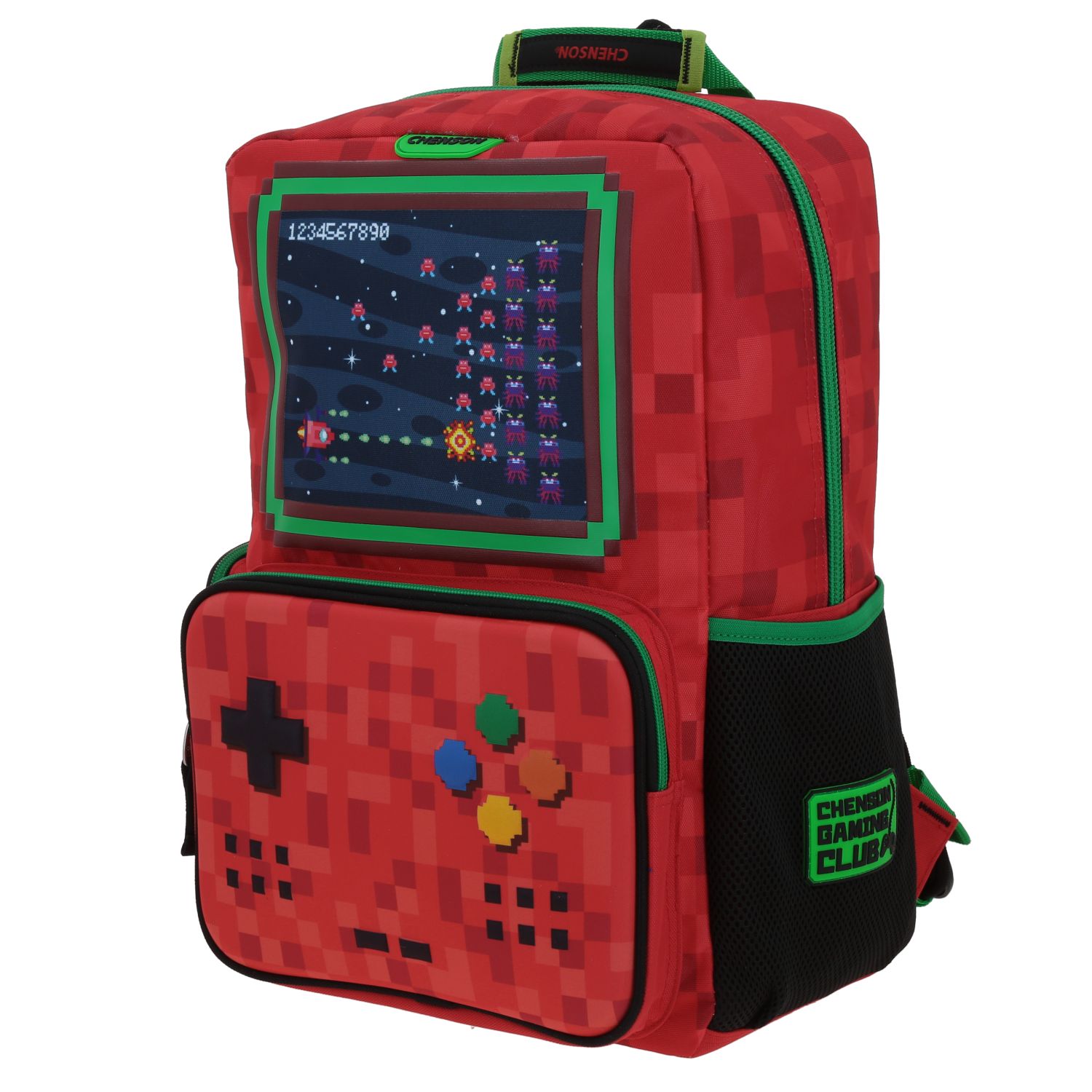 Foto 3 pulgar | Mochila Grande Chenson Primaria Gamer Co70335-r Galaga