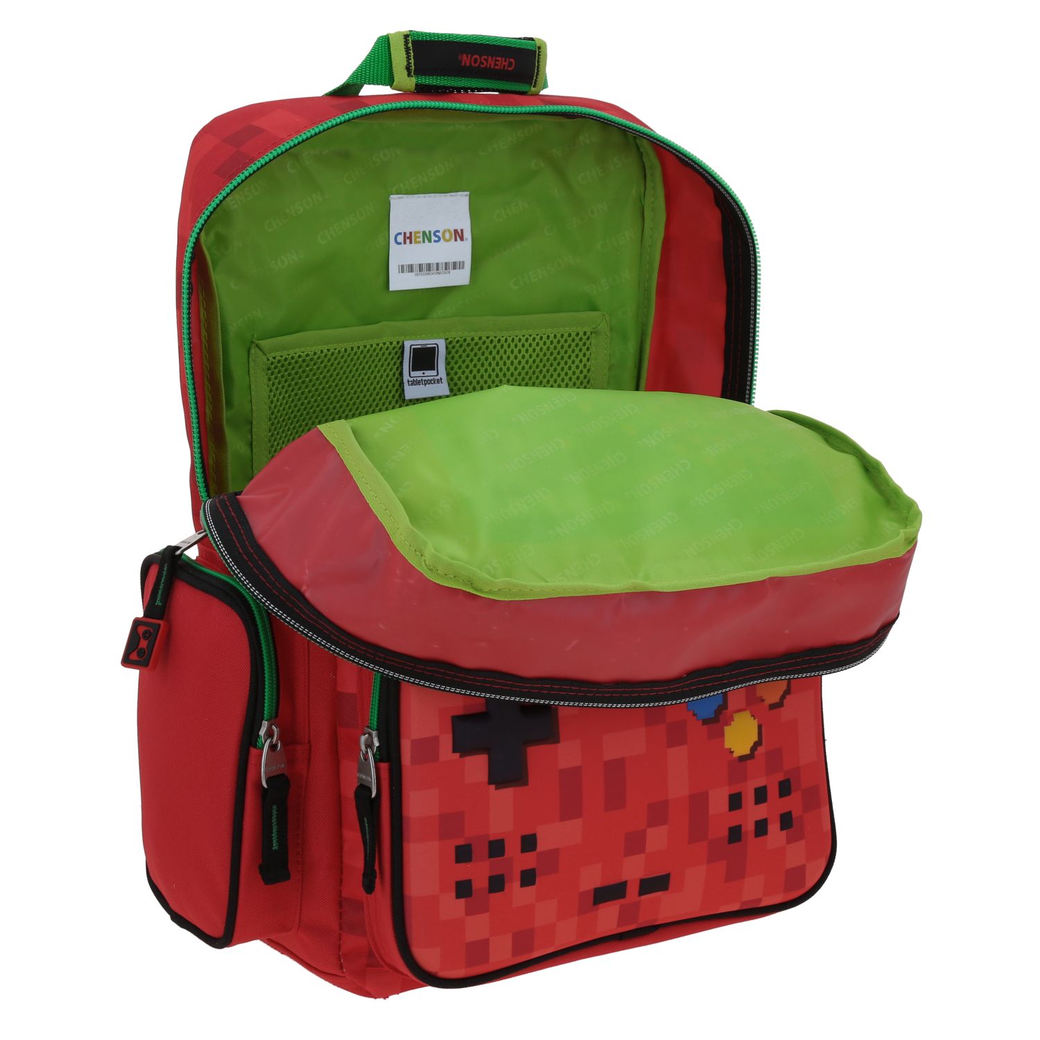 Foto 8 pulgar | Mochila Grande Chenson Primaria Gamer Co70335-r Galaga