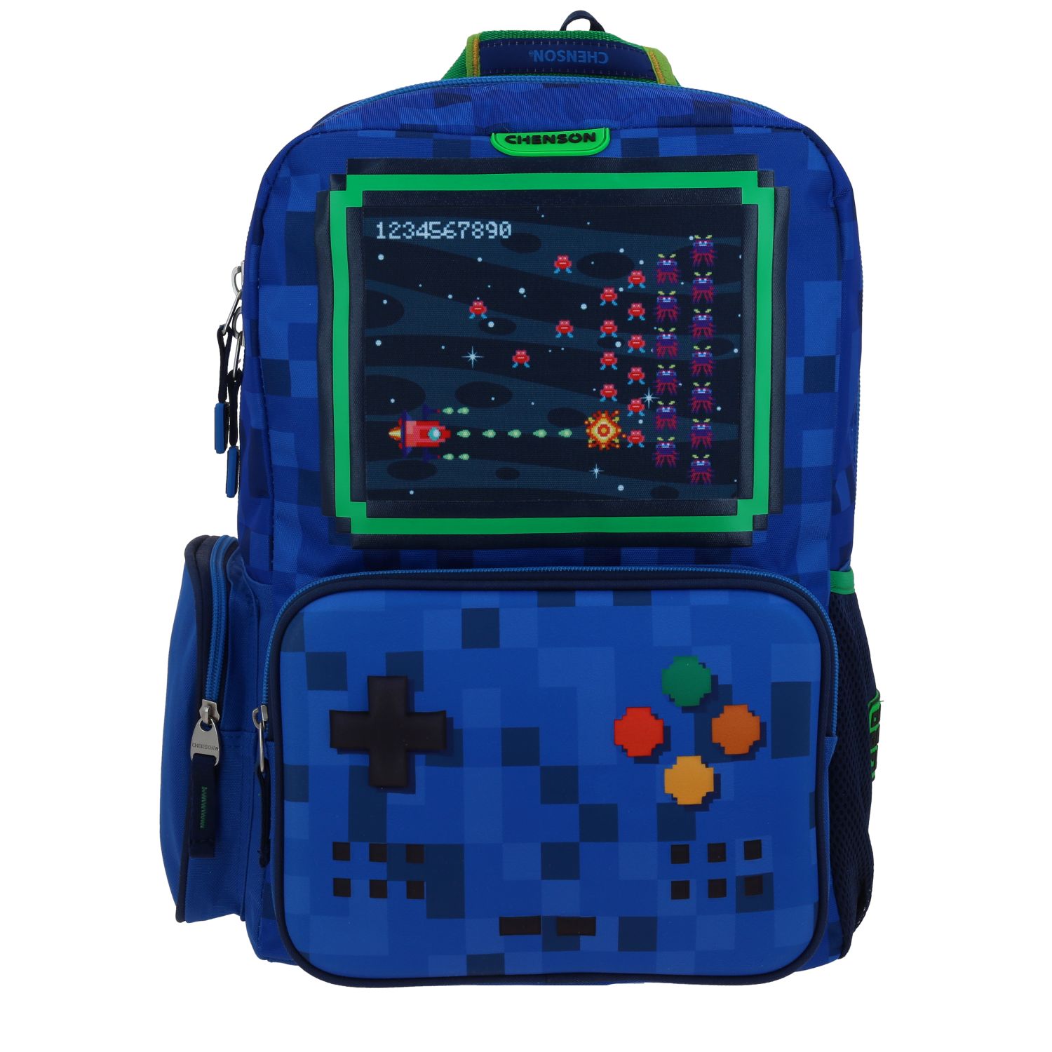 Mochila Grande Chenson Primaria Gamer Galaga Co70335-9