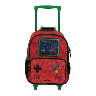 Foto 1 | Mochila Chica Chenson Con Ruedas Escolar Kinder Gamer Galaga Co70339-r
