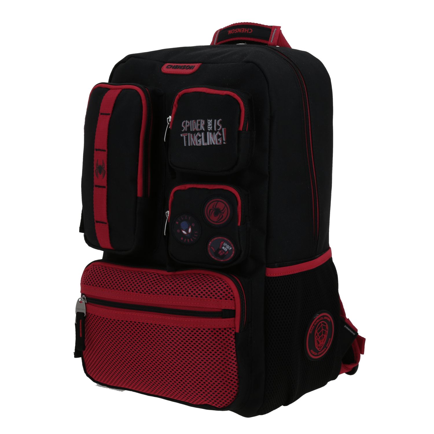 Foto 3 pulgar | Mochila Escolar Grande Chenson Miles Morales Marvel Mm70484-3 Mora