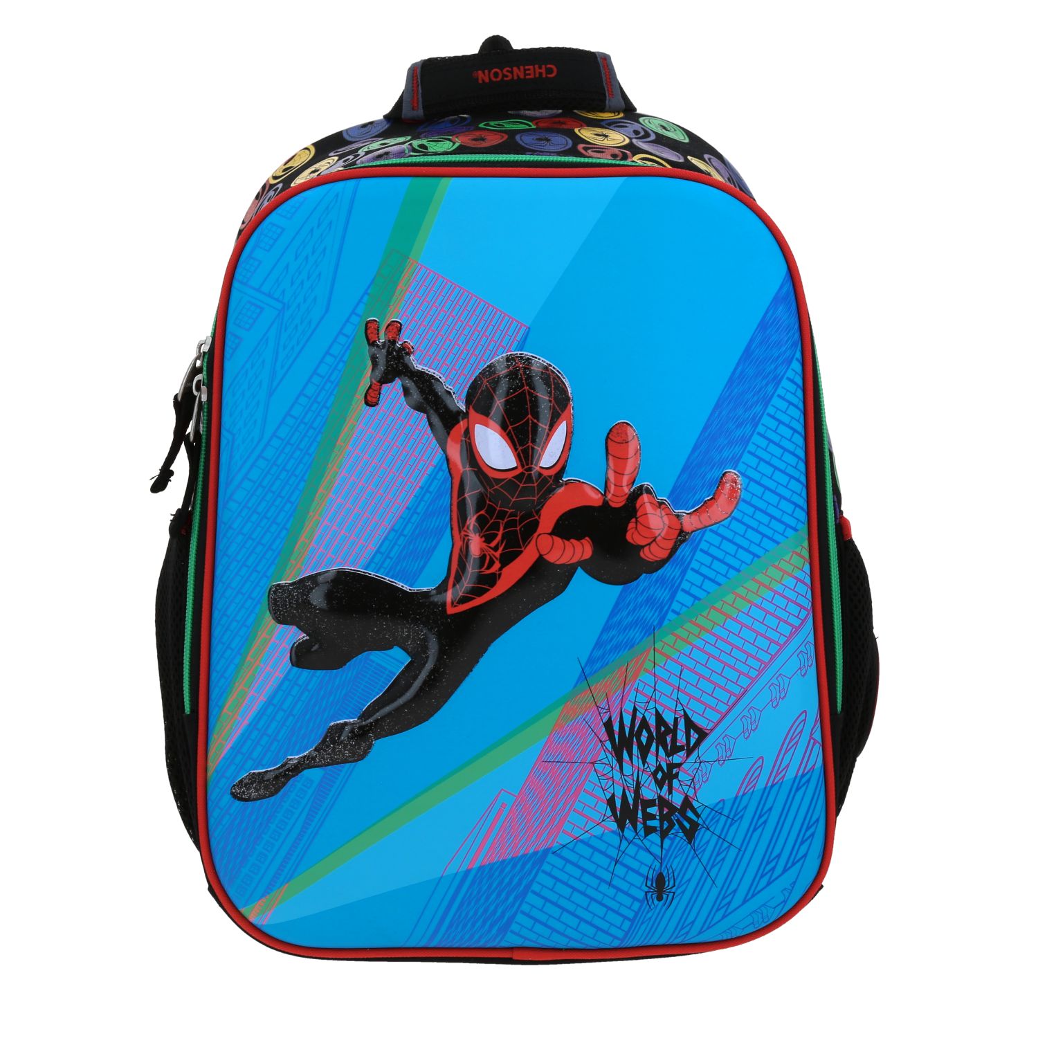 Mochila Chica Chenson Escolar Kinder Miles Morales Mm70324-3 Feiquer