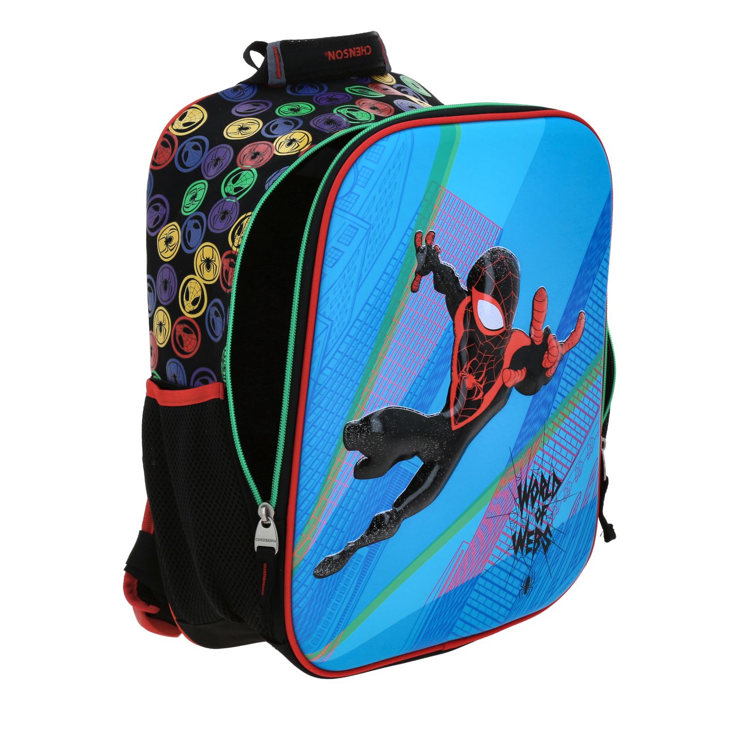 Foto 8 pulgar | Mochila Chica Chenson Escolar Kinder Miles Morales Mm70324-3 Feiquer