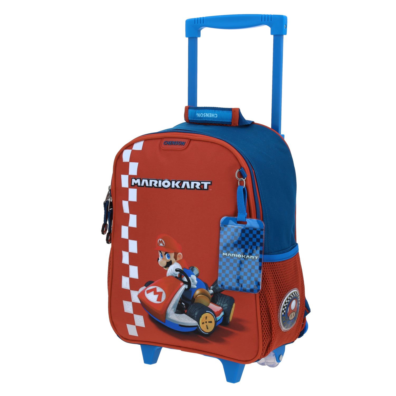 Foto 3 pulgar | Mochila Chica Kinder Con Ruedas Chenson Mario Bros Brife Mb70213-9