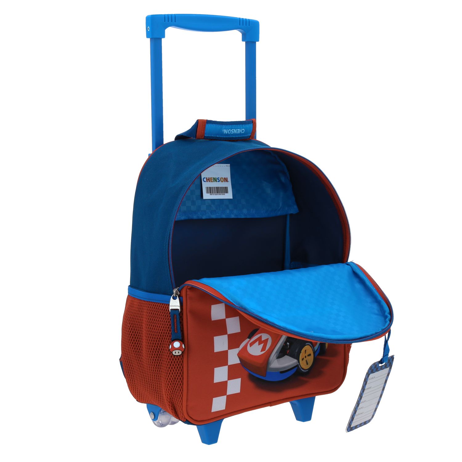 Foto 8 pulgar | Mochila Chica Kinder Con Ruedas Chenson Mario Bros Brife Mb70213-9