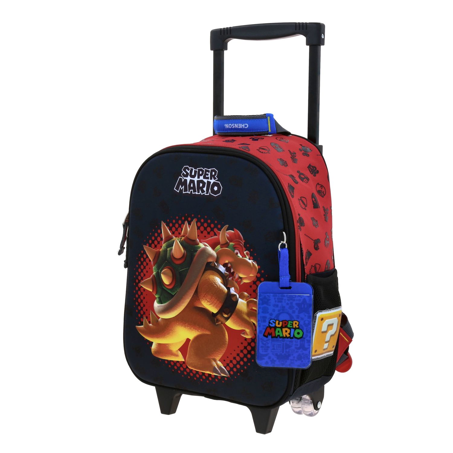 Foto 3 pulgar | Mochila Chica Kinder Con Ruedas Chenson Mario Bros Bowser Mb70208-3 Bowie
