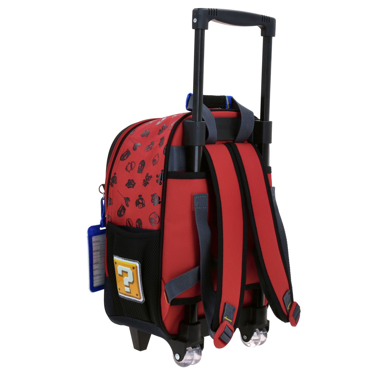 Foto 4 pulgar | Mochila Chica Kinder Con Ruedas Chenson Mario Bros Bowser Mb70208-3 Bowie