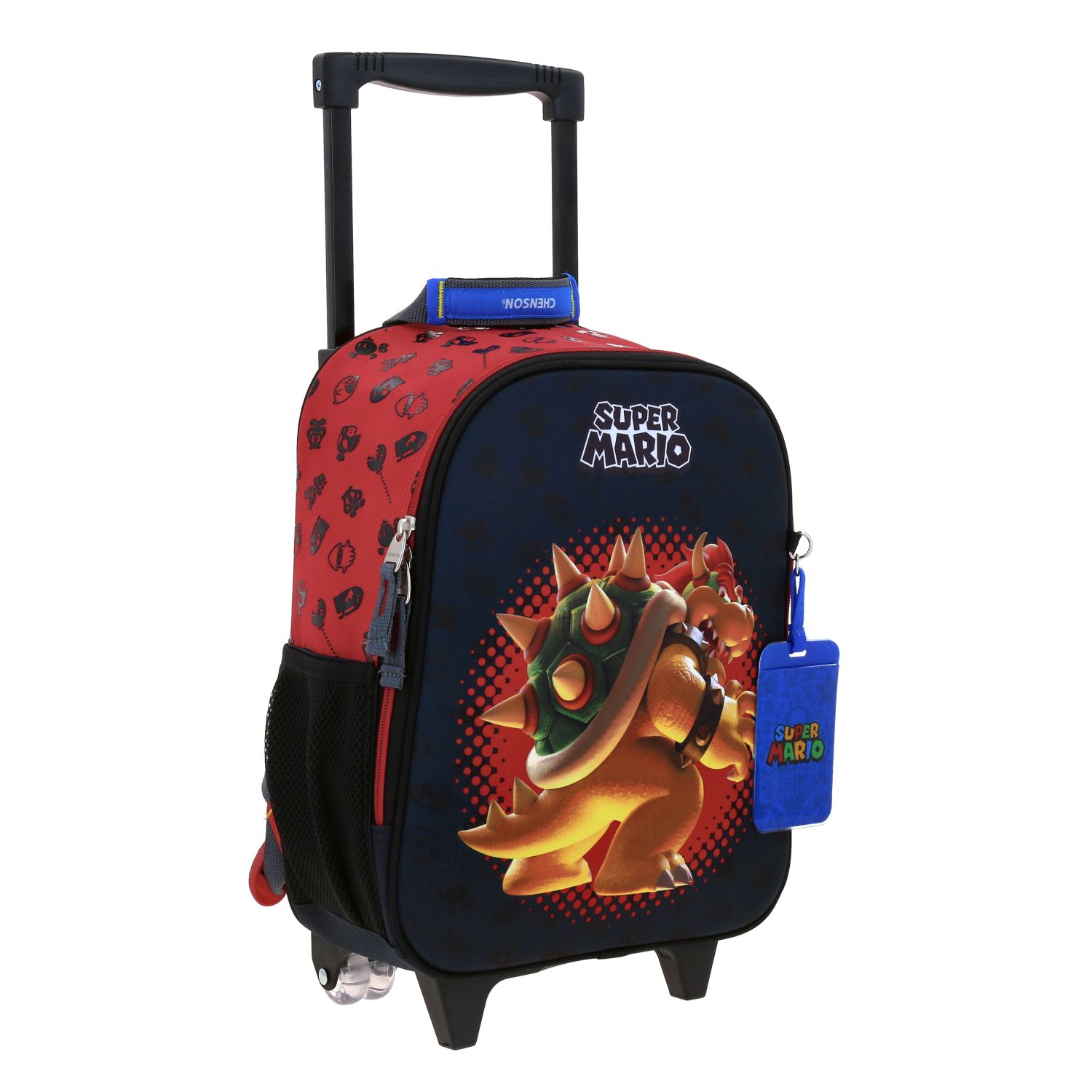 Foto 7 pulgar | Mochila Chica Kinder Con Ruedas Chenson Mario Bros Bowser Mb70208-3 Bowie
