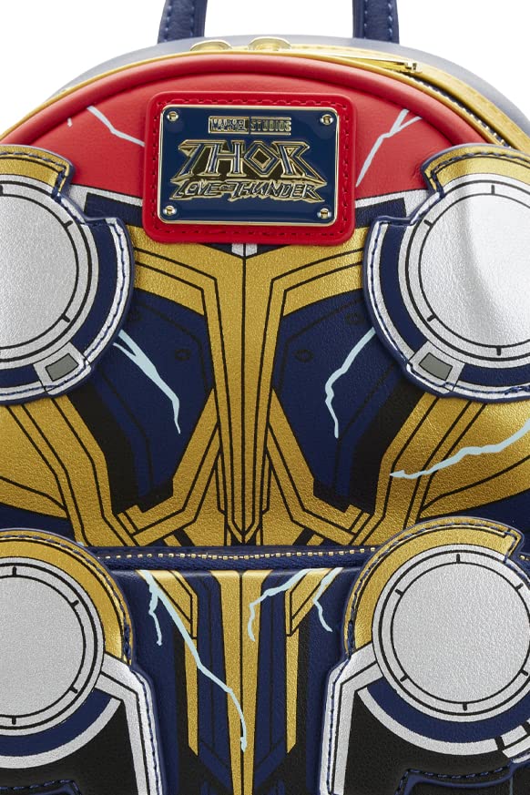 Foto 7 pulgar | Minimochila Loungefly Marvel Thor L&t Cosplay - Venta Internacional.