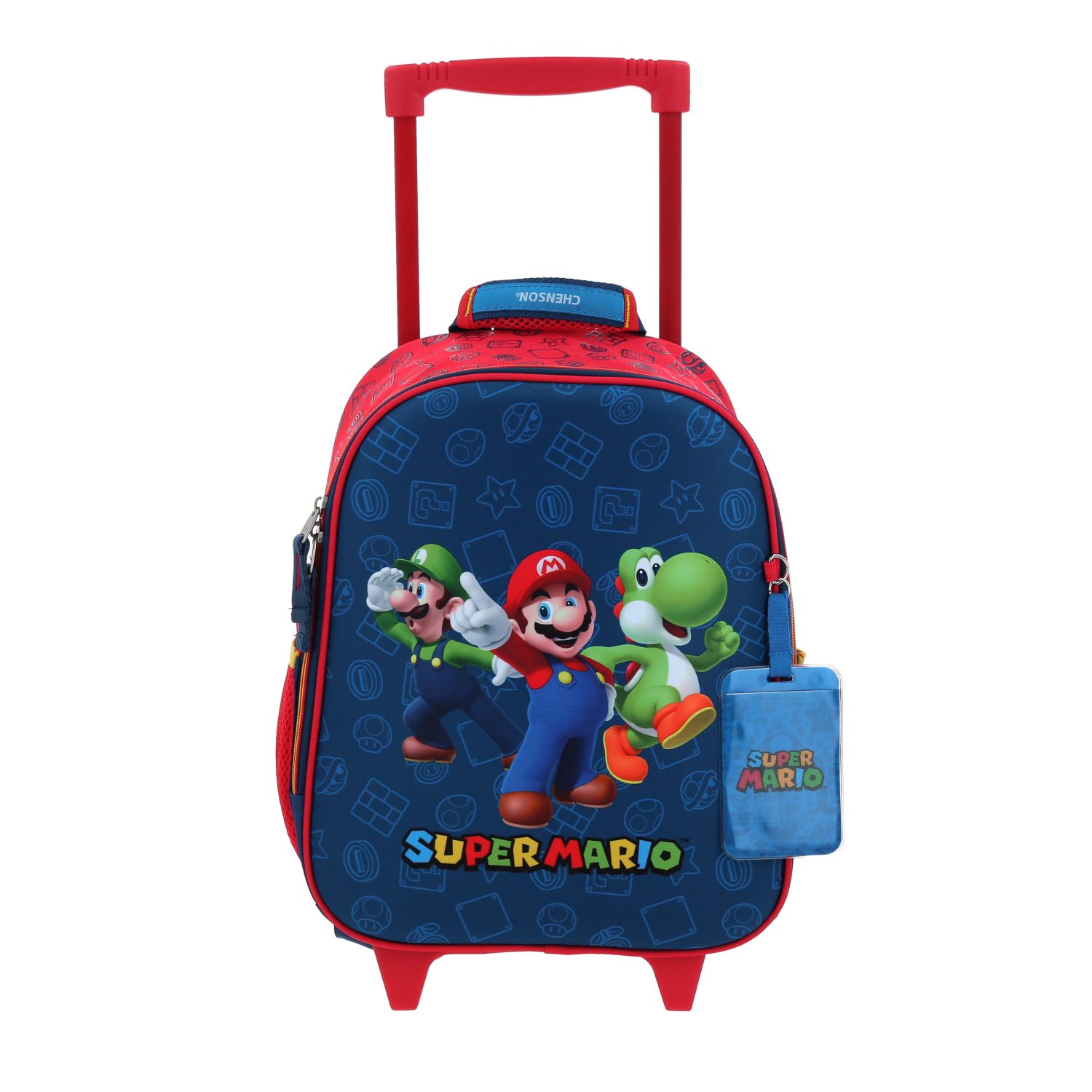 Foto 2 pulgar | Mochila Chica Kinder Con Ruedas Chenson Mario Bros Mb70377-9 Gronshi