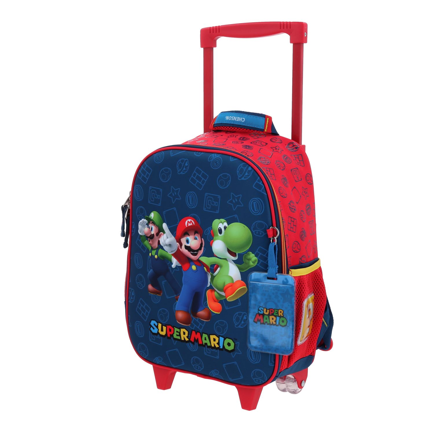 Foto 3 pulgar | Mochila Chica Kinder Con Ruedas Chenson Mario Bros Mb70377-9 Gronshi