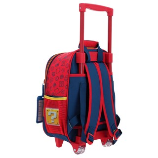 Foto 3 | Mochila Chica Kinder Con Ruedas Chenson Mario Bros Mb70377-9 Gronshi