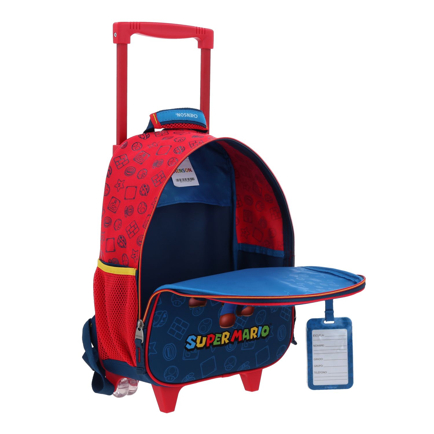 Foto 8 pulgar | Mochila Chica Kinder Con Ruedas Chenson Mario Bros Mb70377-9 Gronshi