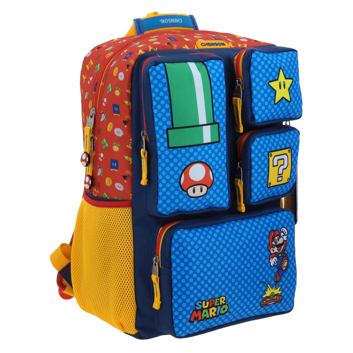 Foto 7 pulgar | Mochila Grande Chenson Mario Bros Onder Mb70508-9