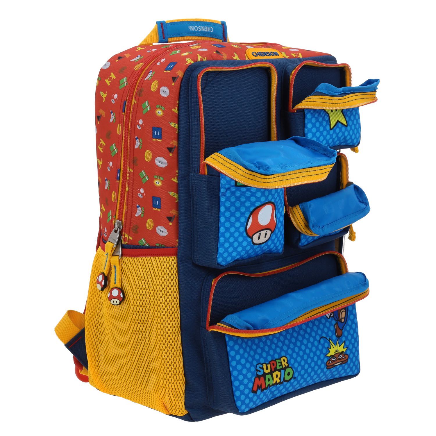 Foto 8 pulgar | Mochila Grande Chenson Mario Bros Onder Mb70508-9