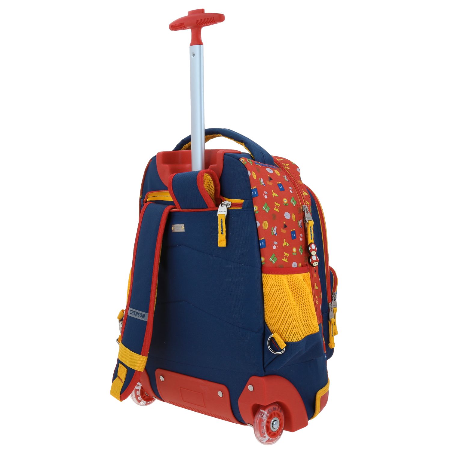 Foto 6 pulgar | Mochila Grande Con Ruedas Y Luces Led Chenson Mario Bros Onder Mb70511-9