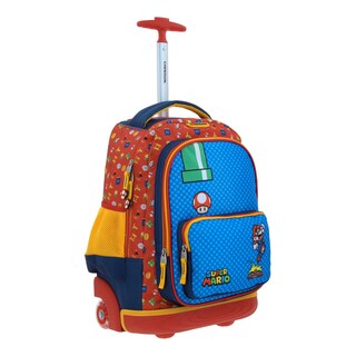 Foto 6 | Mochila Grande Con Ruedas Y Luces Led Chenson Mario Bros Onder Mb70511-9