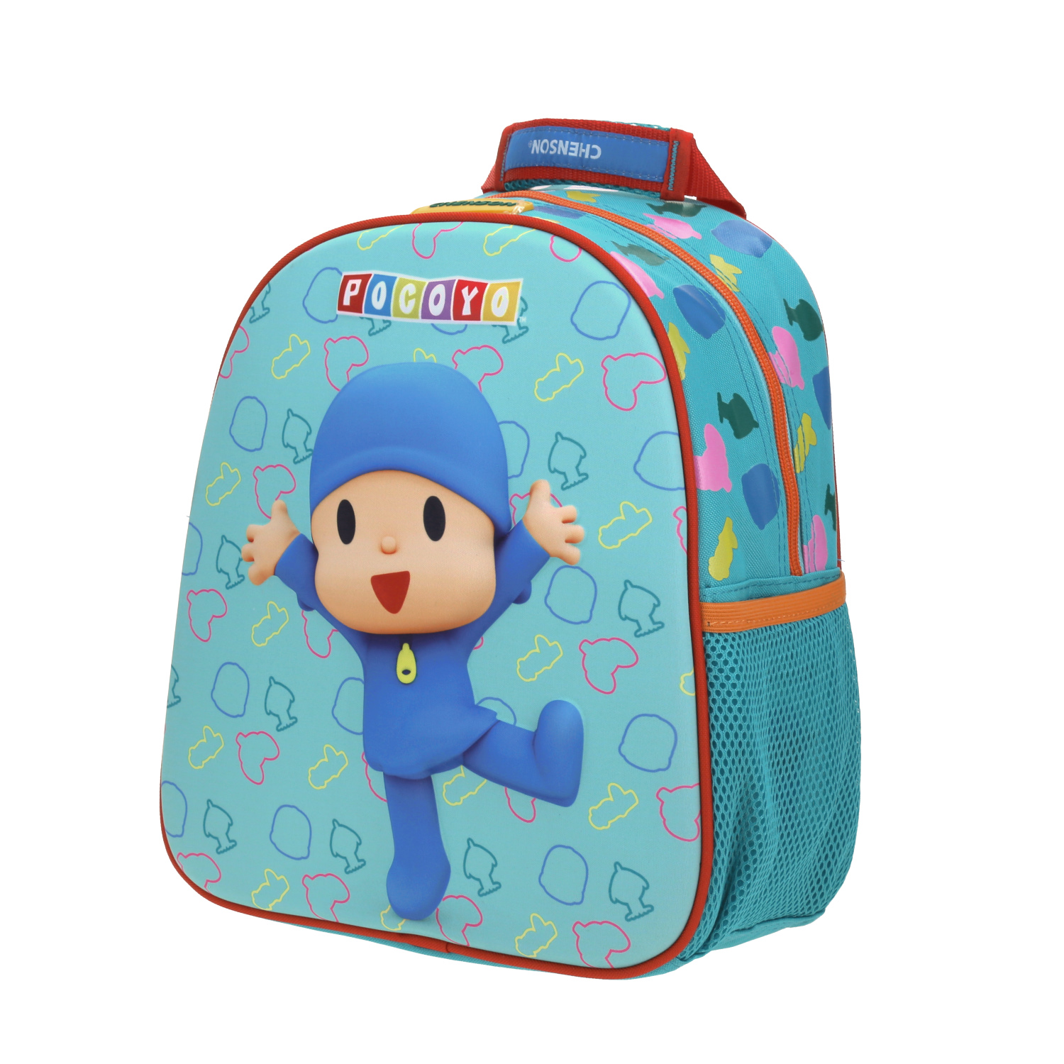 Foto 3 pulgar | Mochila Chica Preescolar Kinder Chenson Pocoyo Py65690-g Hpaoc