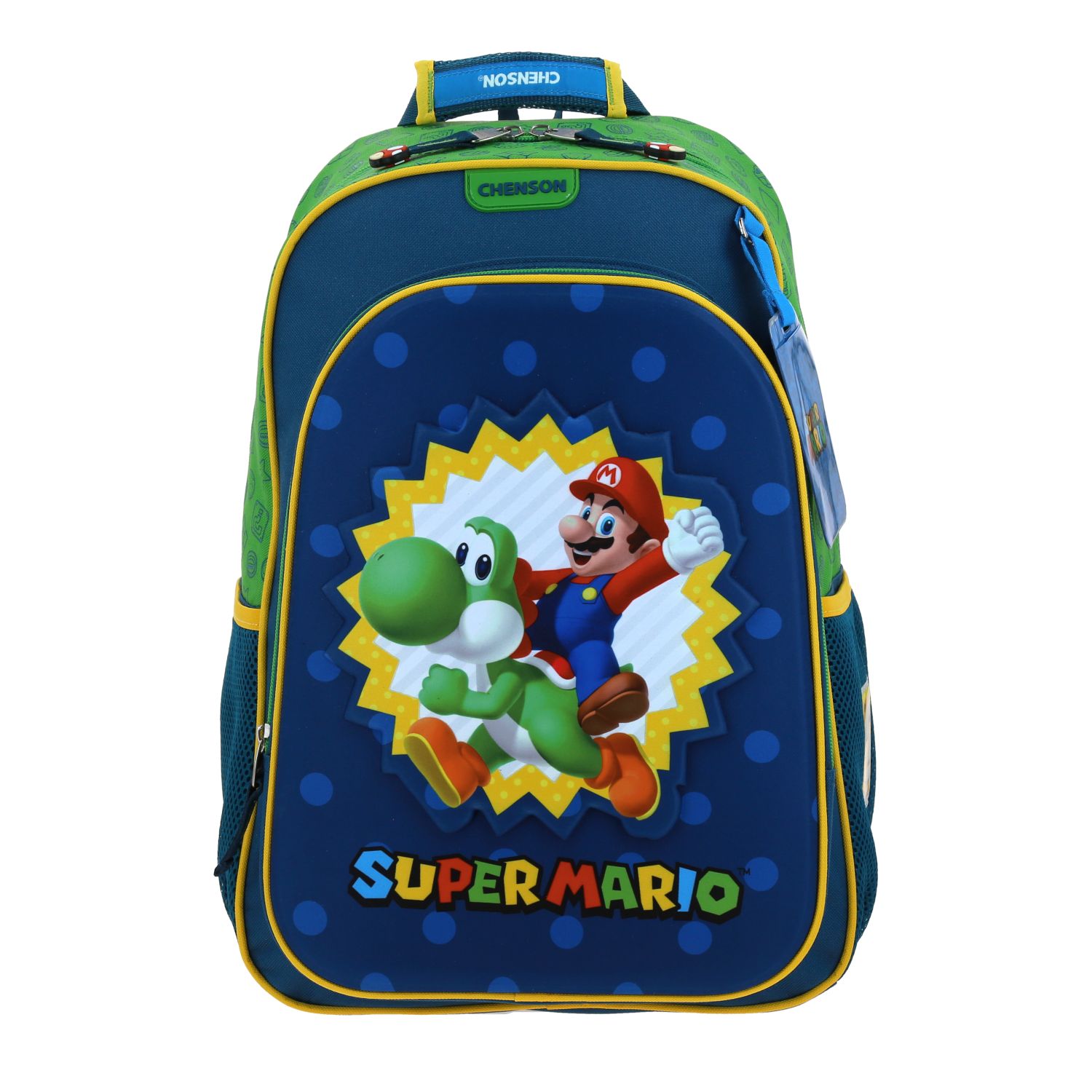 Foto 2 pulgar | Mochila Grande Primaria Chenson Mario Bros Yoshi Mb70626-9 Sploshi