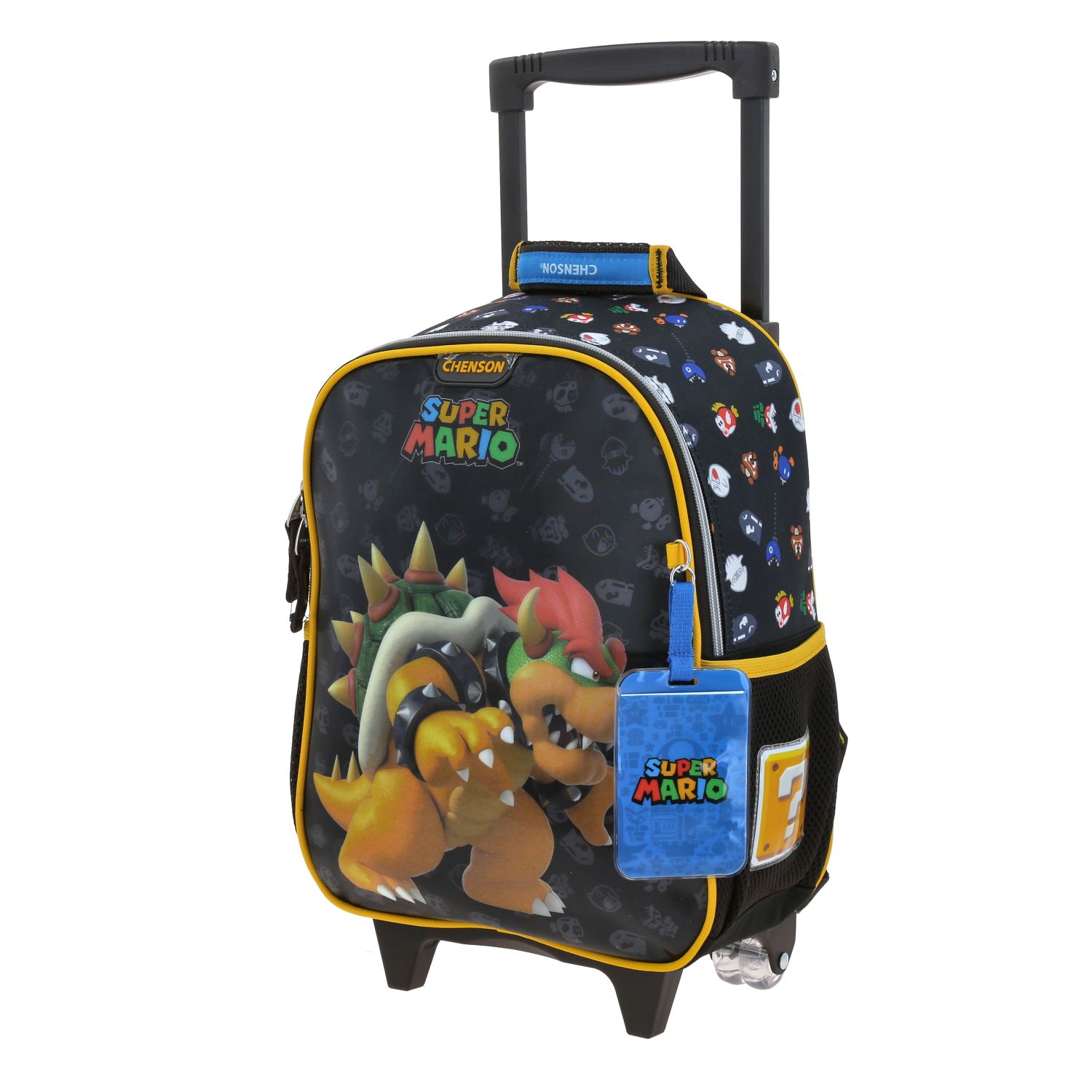 Foto 3 pulgar | Mochila Chica Kinder Con Ruedas Chenson Mario Bros Bowser Mb70714-3 Woat