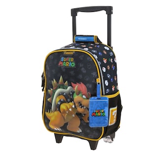 Foto 2 | Mochila Chica Kinder Con Ruedas Chenson Mario Bros Bowser Mb70714-3 Woat