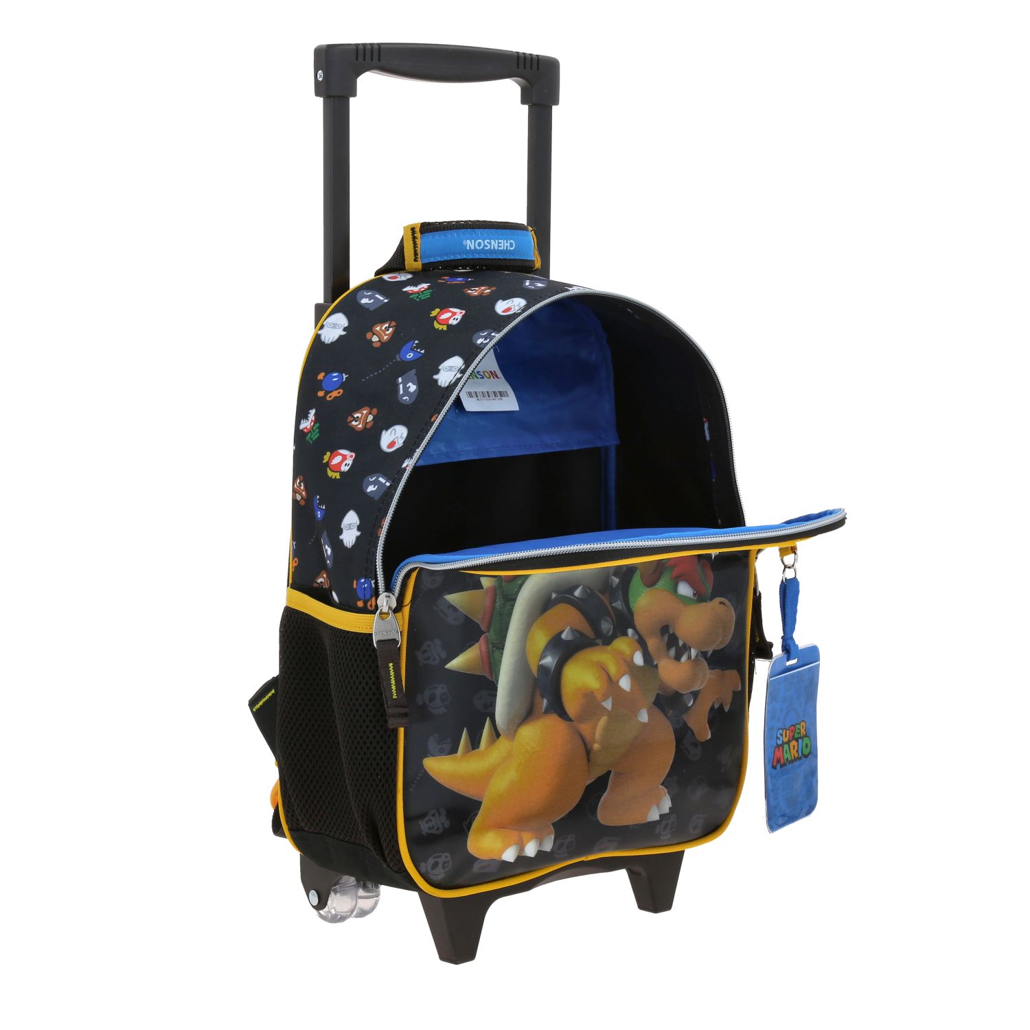 Foto 8 pulgar | Mochila Chica Kinder Con Ruedas Chenson Mario Bros Bowser Mb70714-3 Woat