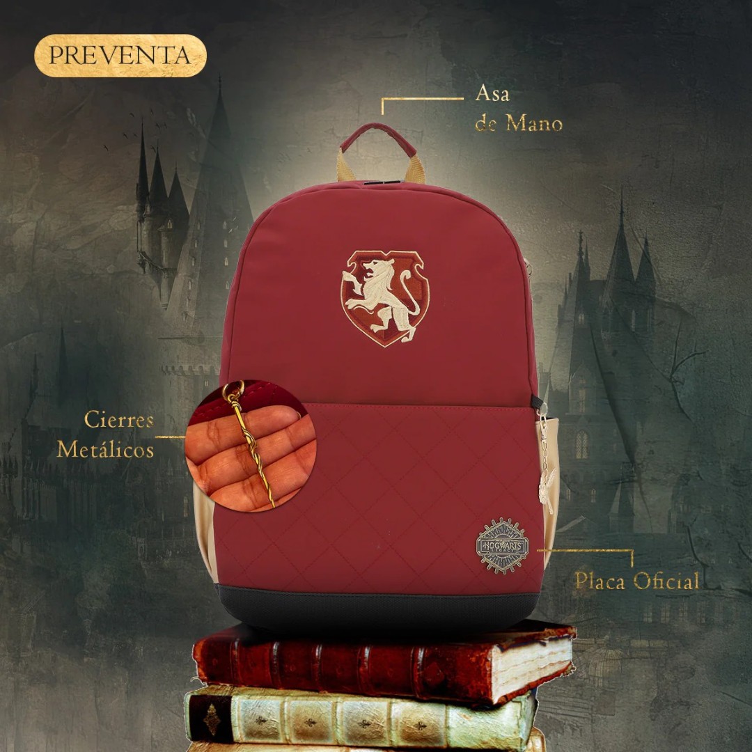 Foto 5 pulgar | Mochila Grande Gryffindor Hogwarts Legacy Hlg003-bp233a
