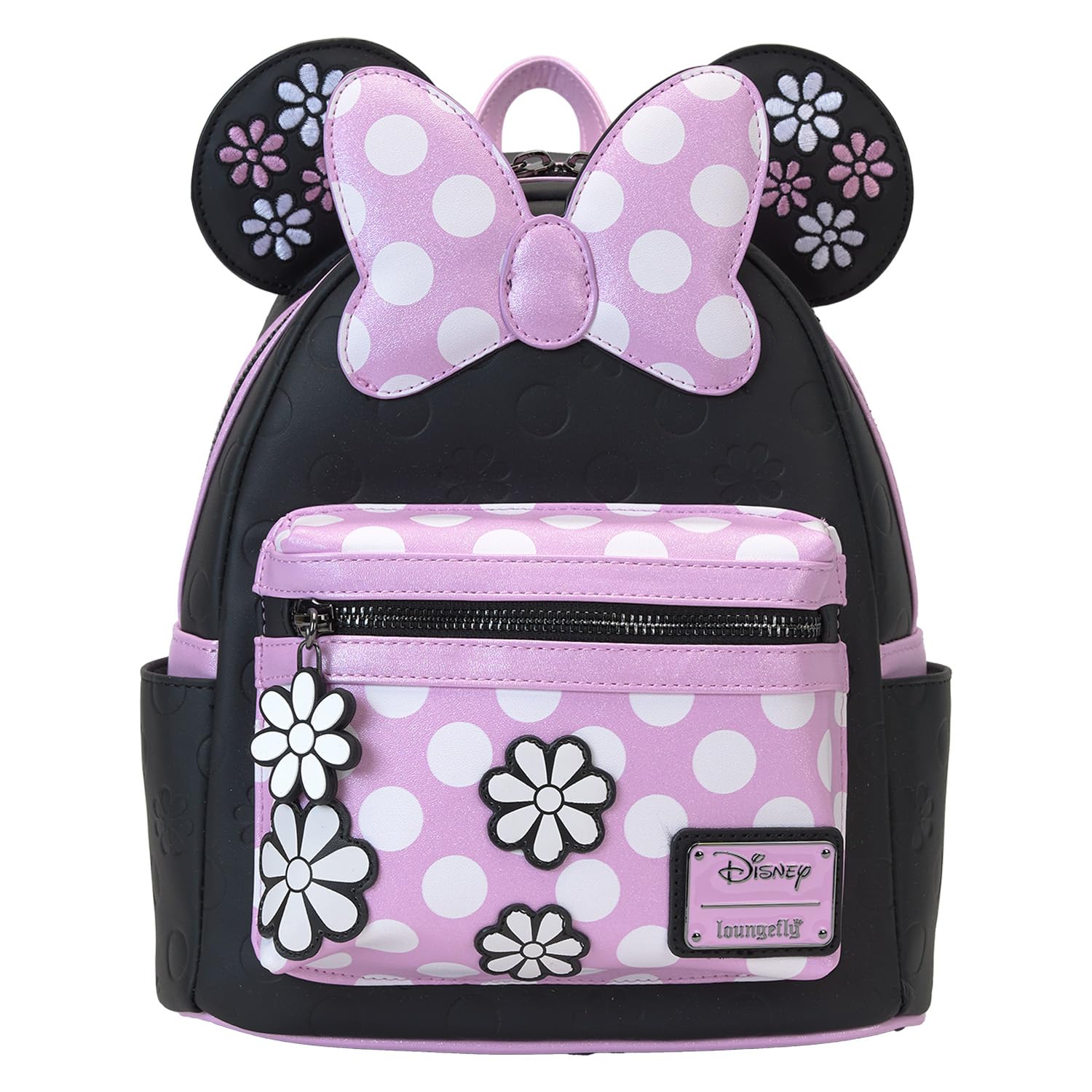 Foto 2 pulgar | Mochila Loungefly Disney Minnie Floral Rock The Dots - Venta Internacional.