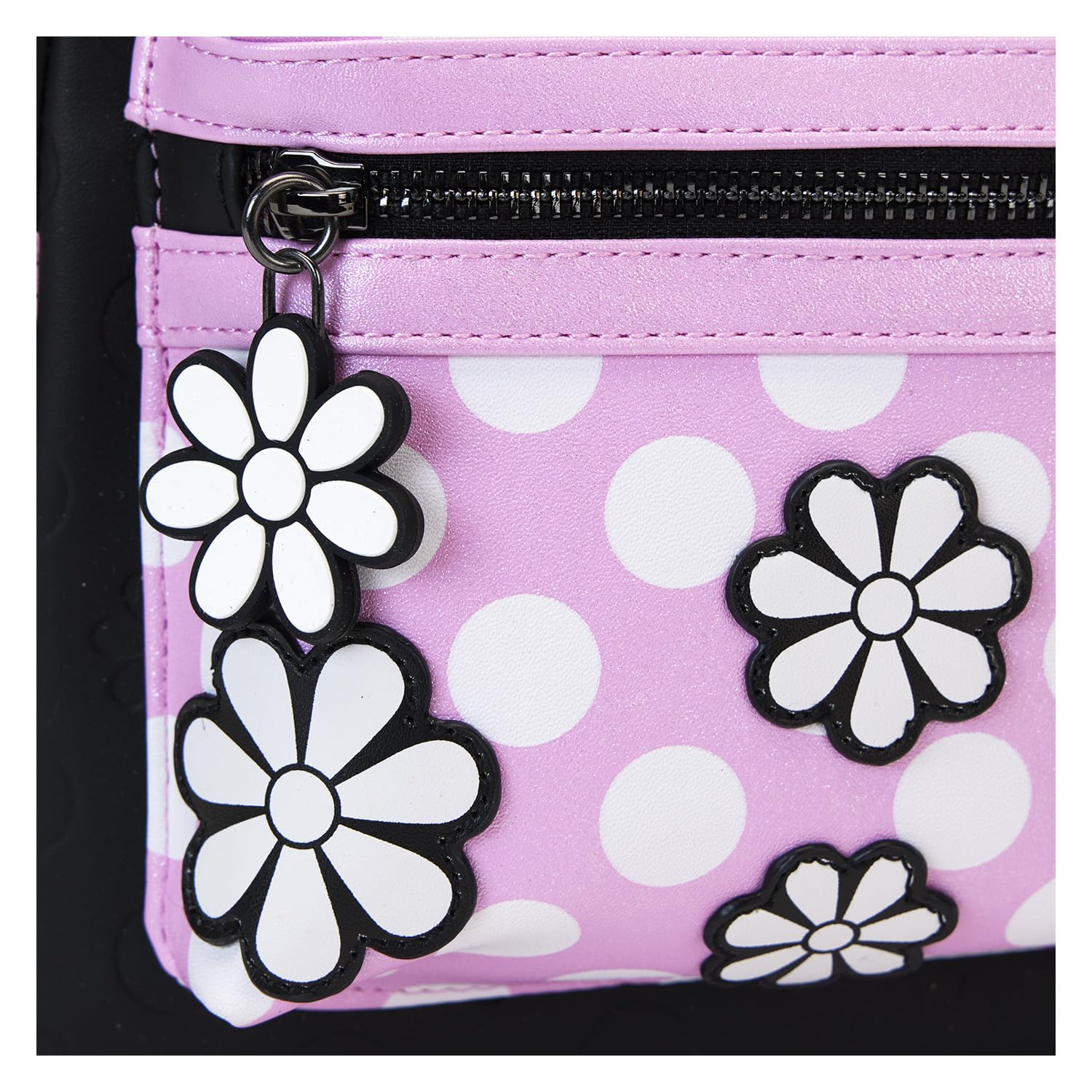 Foto 3 | Mochila Loungefly Disney Minnie Floral Rock The Dots - Venta Internacional.