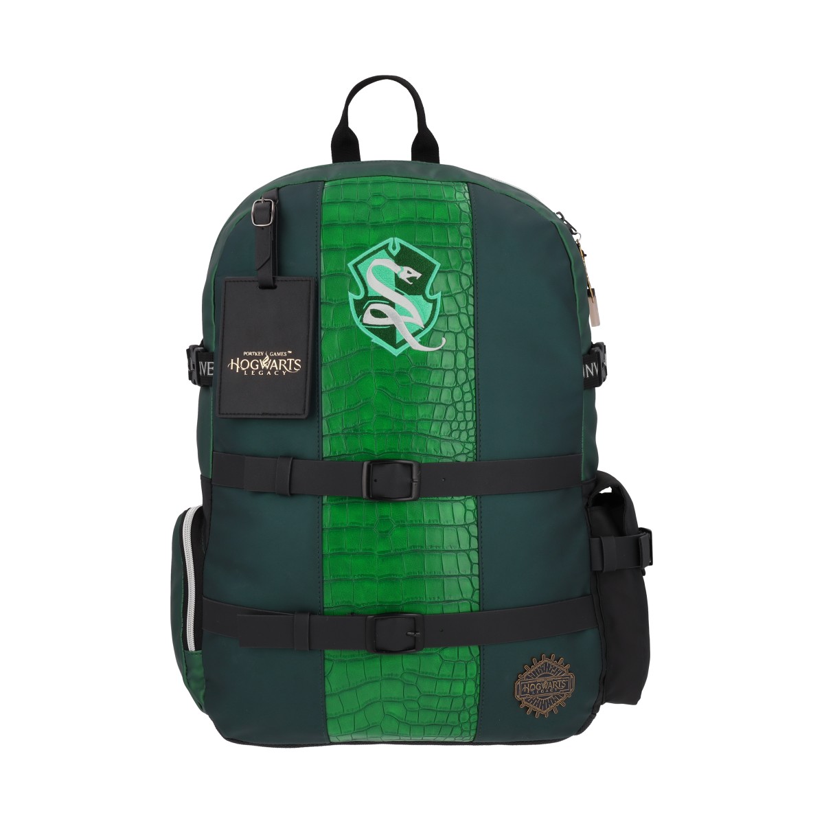 Foto 2 pulgar | Mochila Grande Hogwarts Legacy Slytherin Hlg008-bp335a