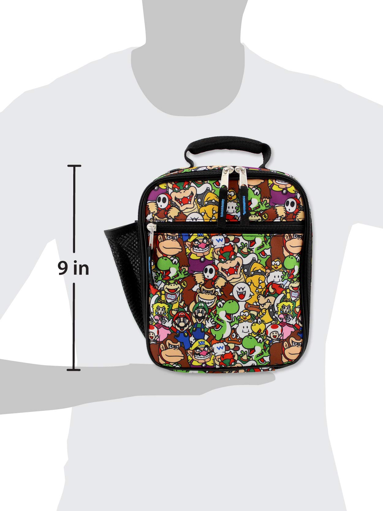 Foto 3 pulgar | Lonchera Super Mario Bros Con Aislamiento Para Niños En Edad Escolar, Multicolor - Venta Internacional.