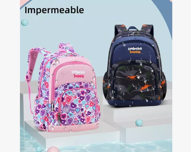Foto 5 pulgar | Mochila Escolar Xtellar Impermeable De Dinosaurio Color Azul