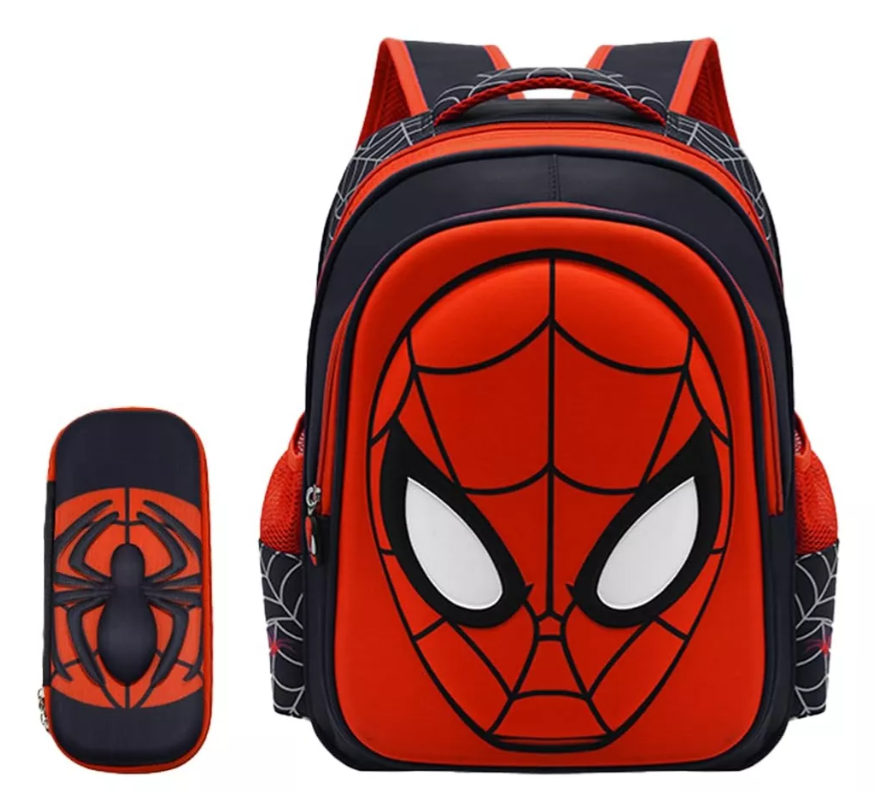 Foto 2 pulgar | Mochila Preescolar Xtellar Rojo Spider Niños