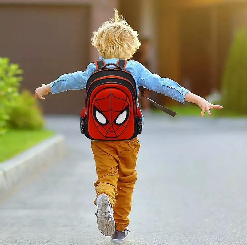 Foto 6 pulgar | Mochila Preescolar Xtellar Rojo Spider Niños