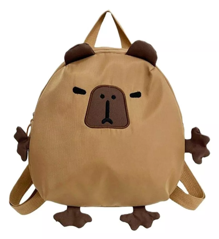 Foto 2 pulgar | Mochila Capibara Xtellar Para Niños Marrón
