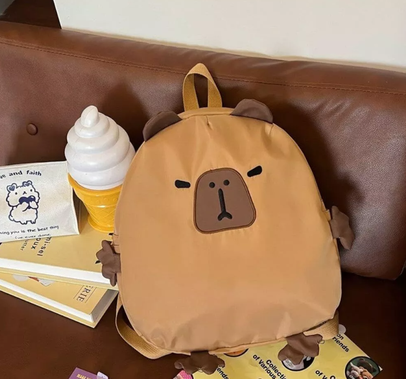 Foto 3 pulgar | Mochila Capibara Xtellar Para Niños Marrón