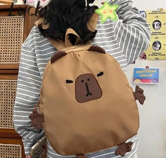 Foto 3 | Mochila Capibara Xtellar Para Niños Marrón