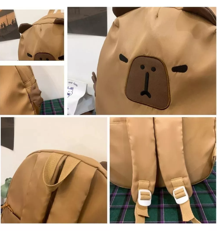 Foto 5 pulgar | Mochila Capibara Xtellar Para Niños Marrón