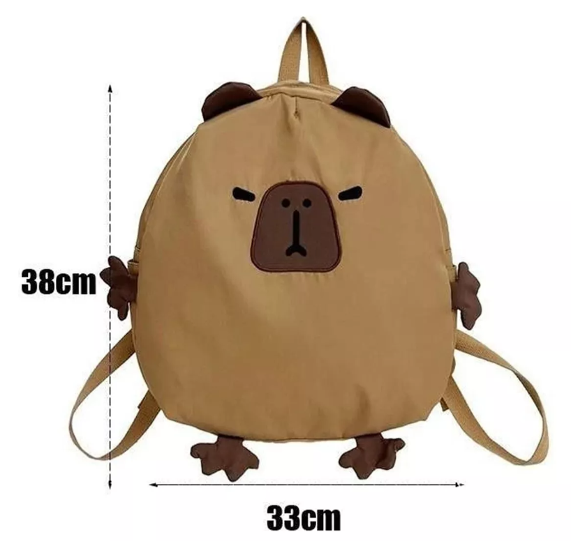 Foto 6 pulgar | Mochila Capibara Xtellar Para Niños Marrón