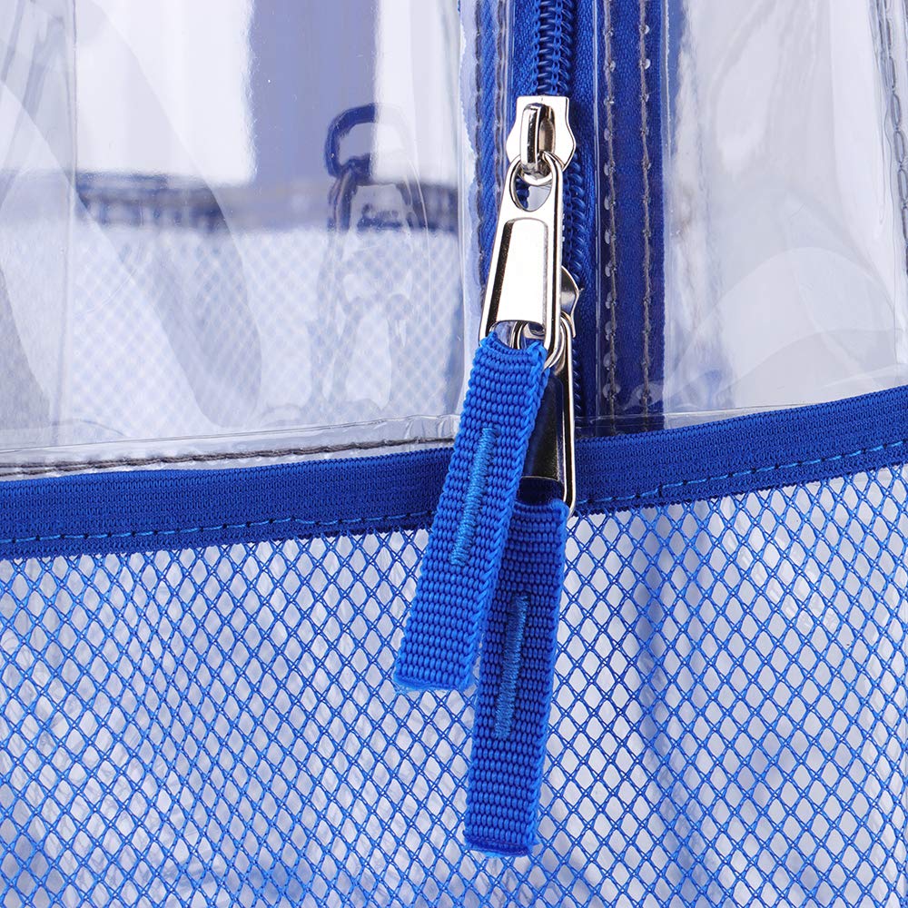 Foto 8 pulgar | Mochila Transparente Jomparo Azul Heavy Duty Para Escuela Unisex - Venta Internacional.
