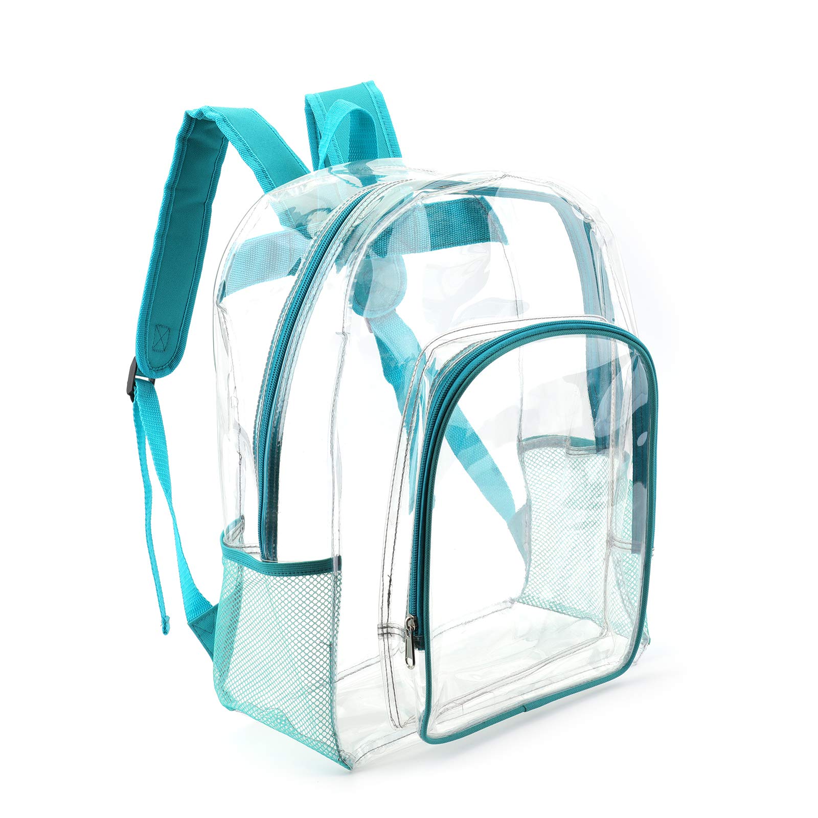 Foto 2 pulgar | Mochila Jomparo Heavy Duty, Transparente, Para Escuela, Color Turquesa - Venta Internacional.