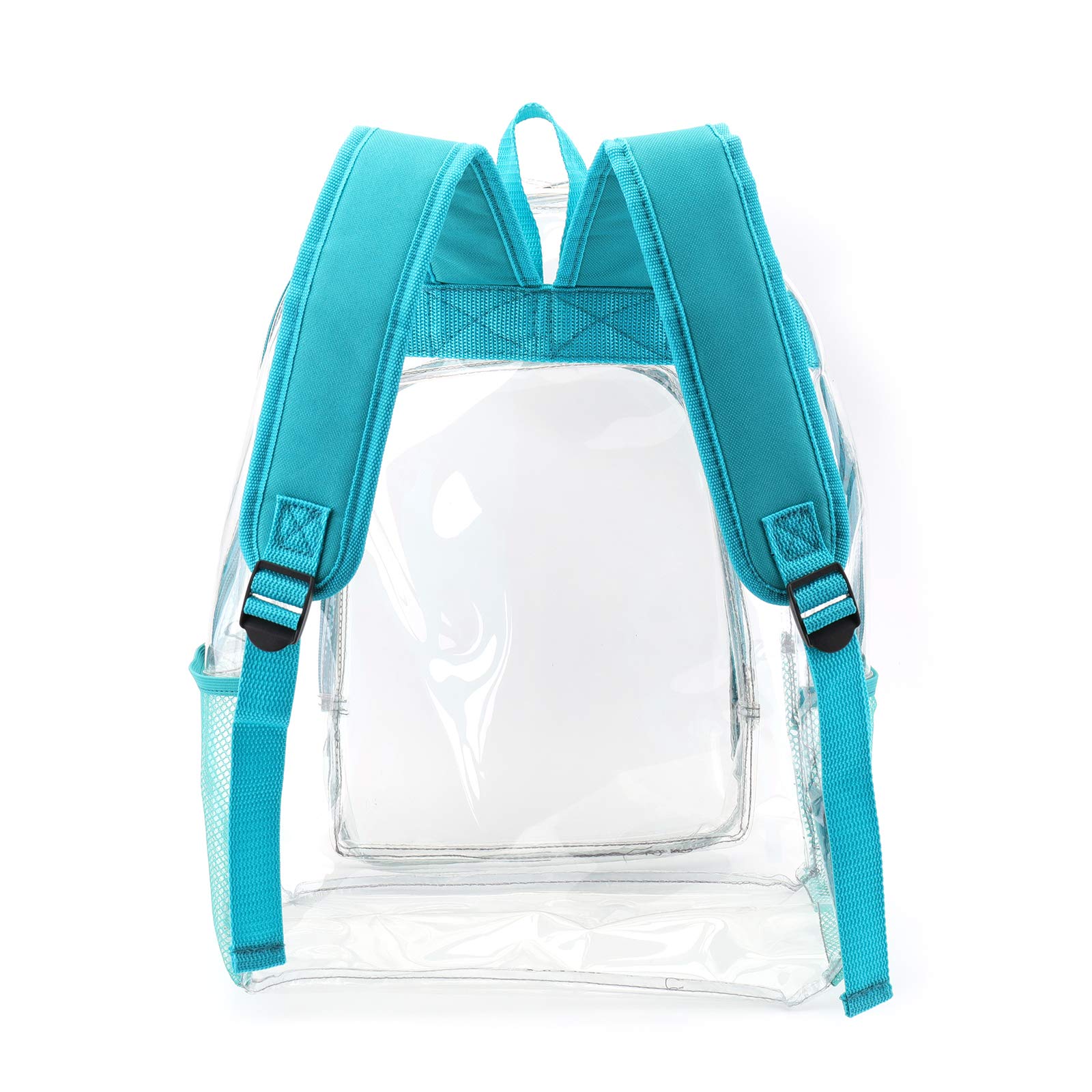Foto 4 pulgar | Mochila Jomparo Heavy Duty, Transparente, Para Escuela, Color Turquesa - Venta Internacional.