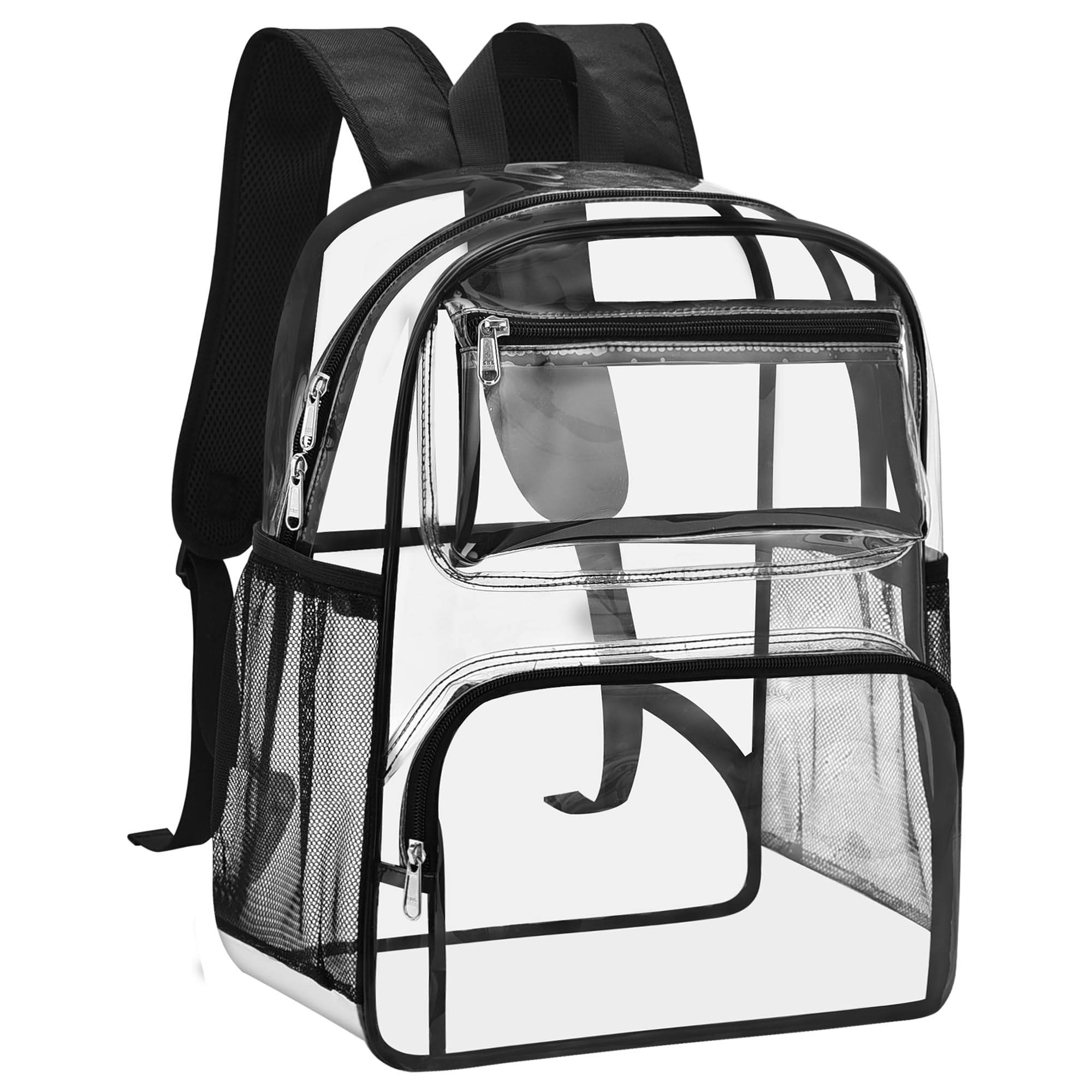 Foto 2 pulgar | Mochila Transparente May Tree, Bolsa Transparente Para Eventos De Estadio, Negra - Venta Internacional.