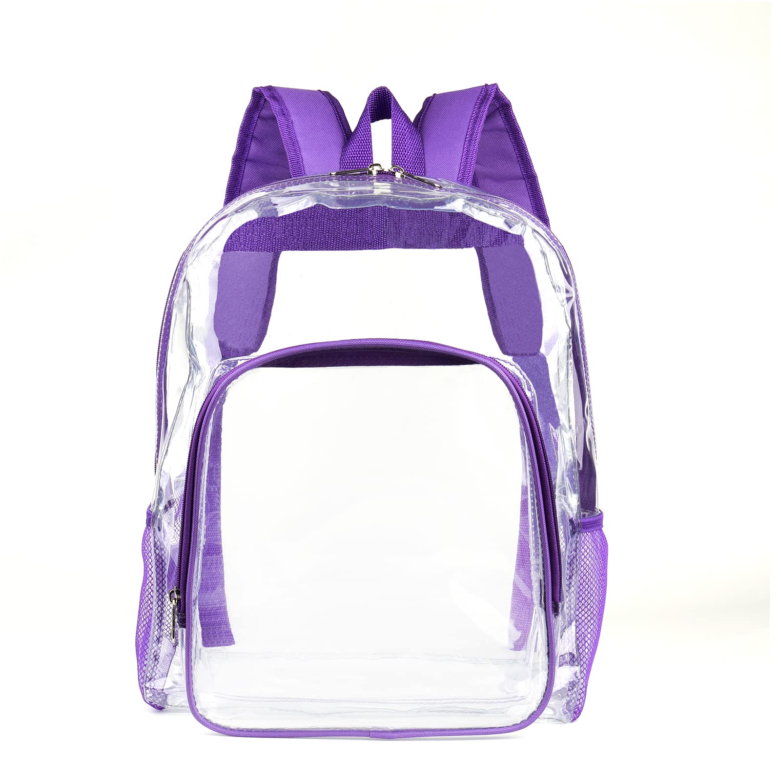 Foto 8 pulgar | Mochila Transparente Jomparo Púrpura De Pvc Transparente Para La Escuela - Venta Internacional.