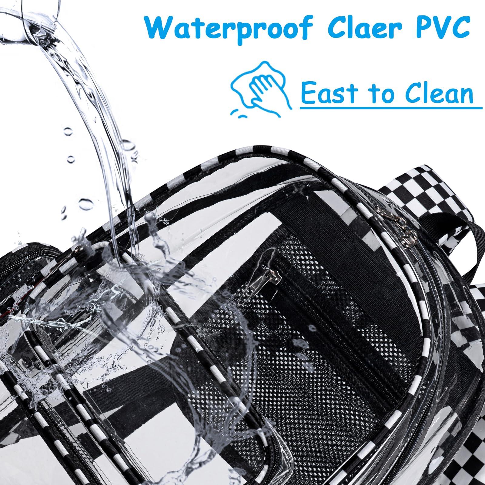 Foto 8 pulgar | Mochila Transparente Camtop Transparent Heavy Duty Para La Escuela - Venta Internacional.