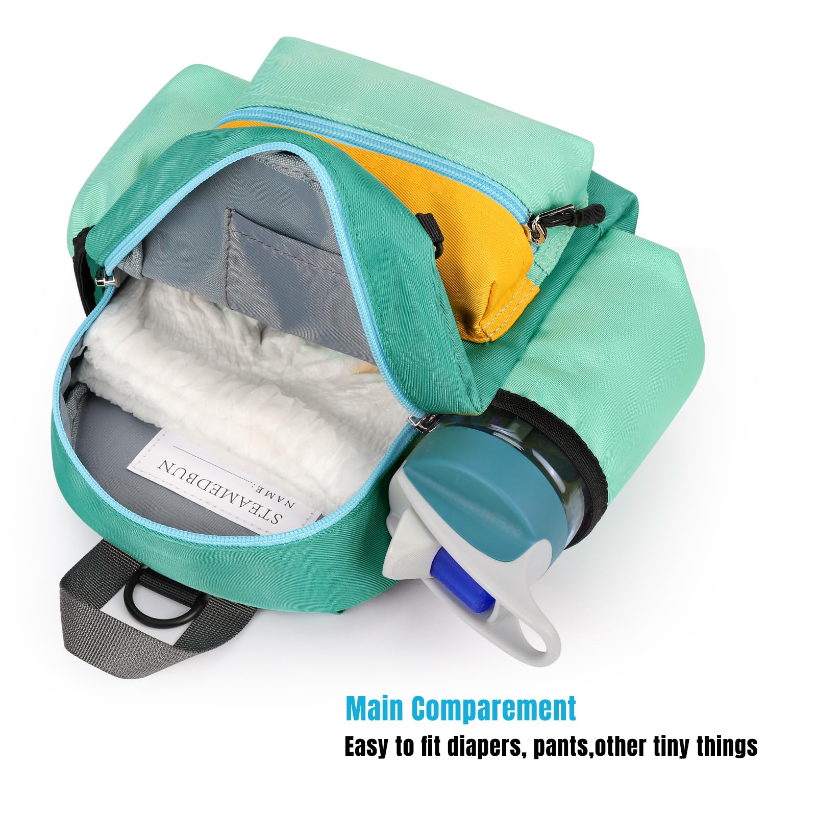 Foto 5 pulgar | Correa De Mochila Para Niños Pequeños Steamedbun De 1 A 3 Años Con Hebilla En El Pecho - Venta Internacional.