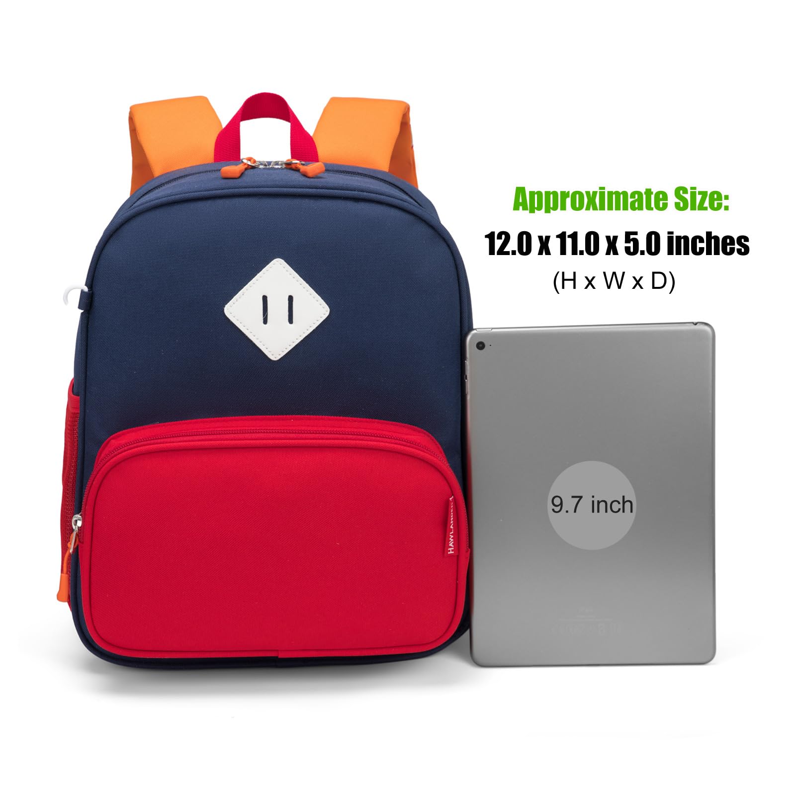 Foto 6 pulgar | Mochila Hawlander Preschool Kids De 30 Cm, Color Rojo Marino, Para Niños De 3 A 6 Años - Venta Internacional.